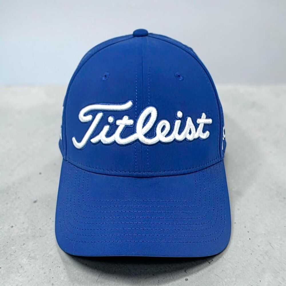 Titleist Pro V1 FootJoy FJ Tour Performance Golf Hat Adjustable Blue Cap